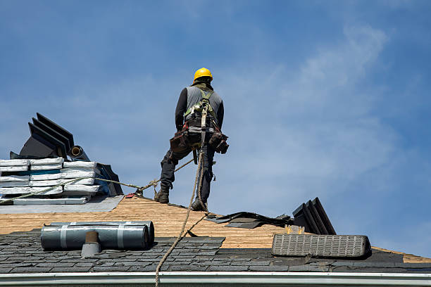 Professional Roof Installation technician working in Hoffman Estates, IL